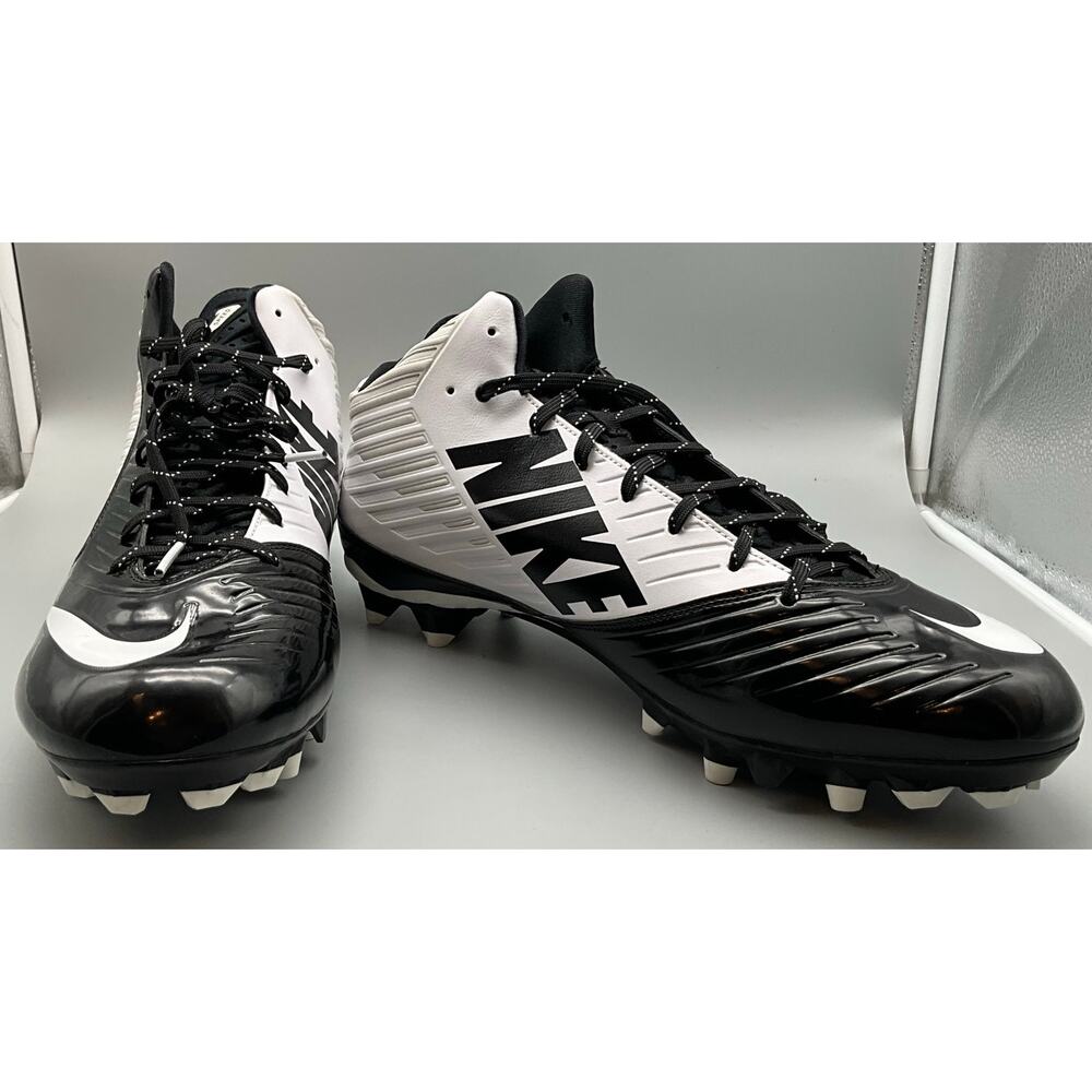 Nike Vapor Speed Size 16 Low TD Football Cleats Men's Black White 643155-110